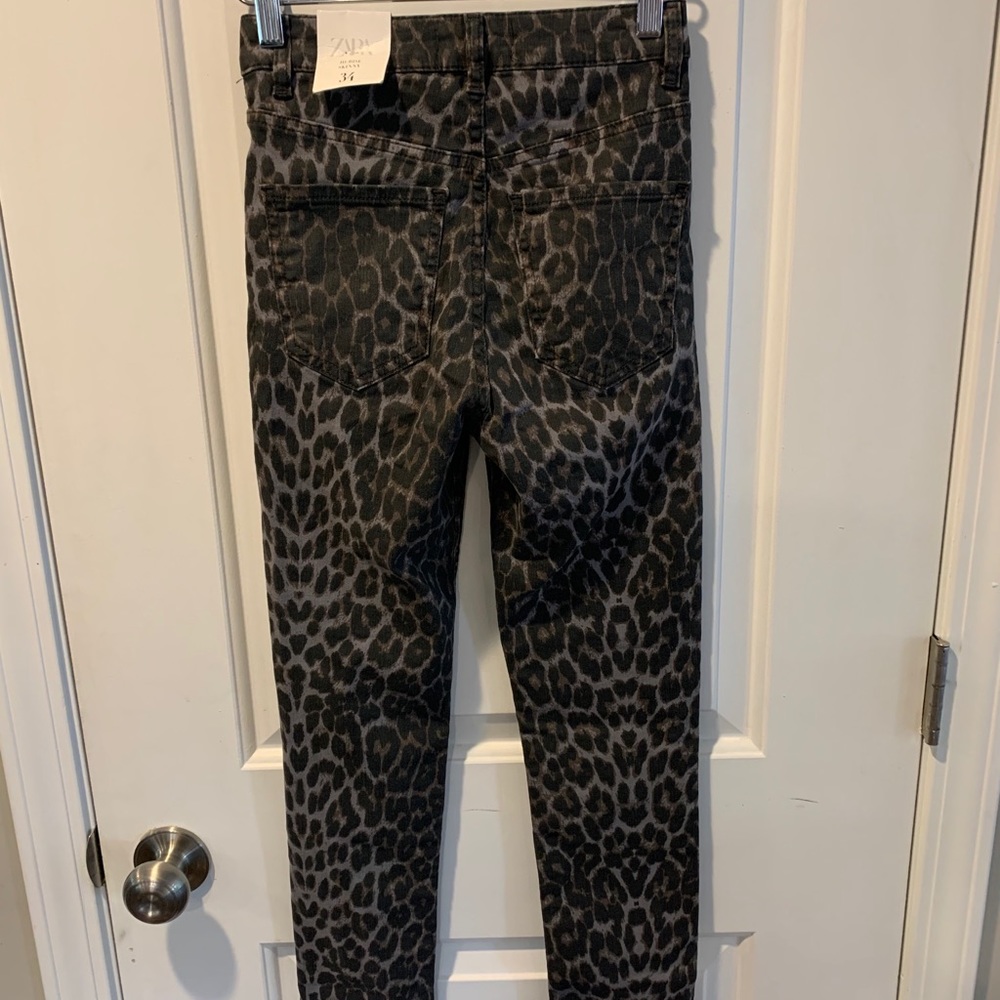 Leopard Print Zara Jeans